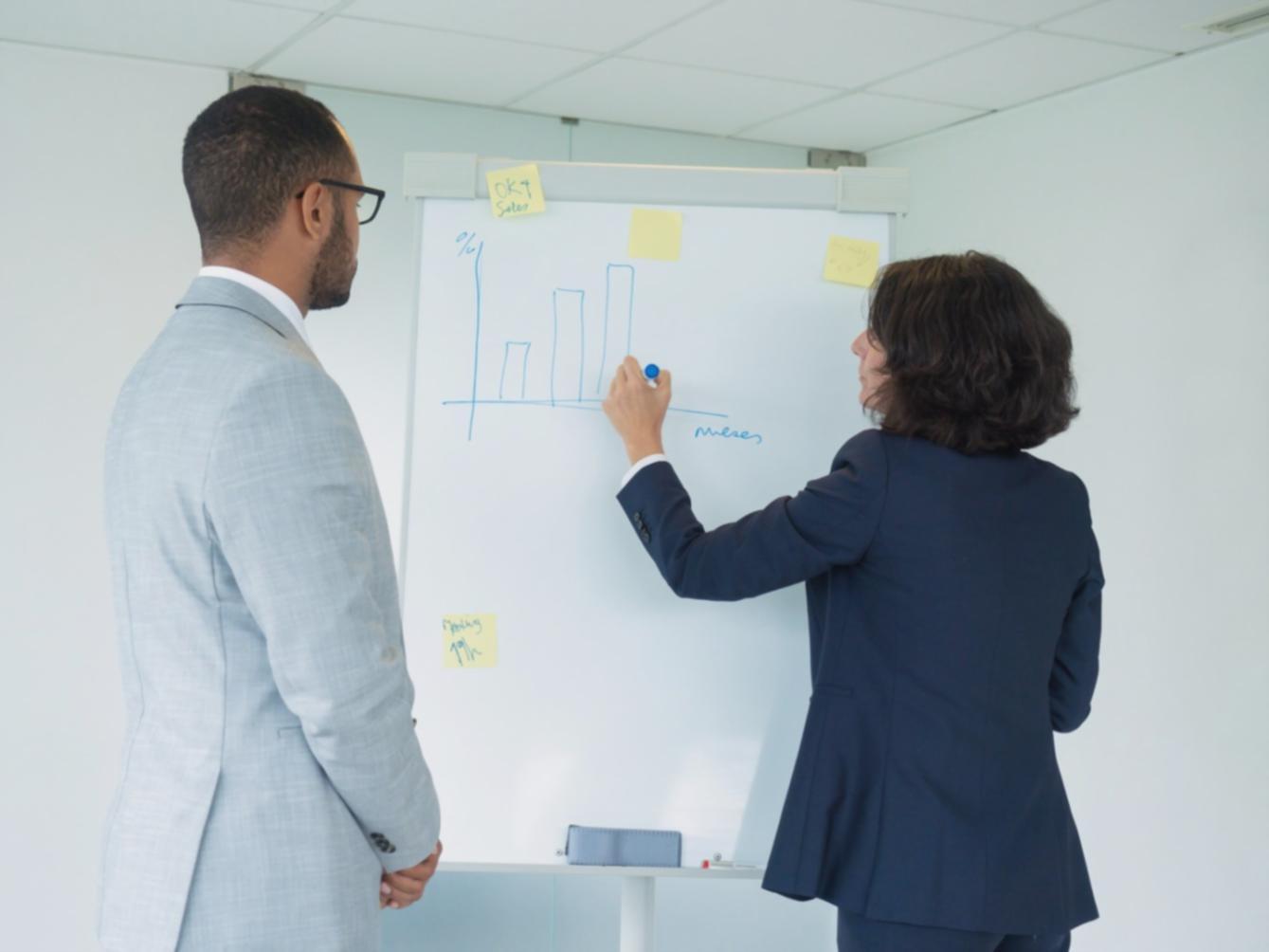 Moderne Finanzanalyse-Tools auf Computer-Bildschirm